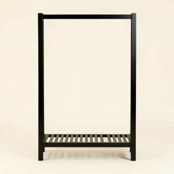 Sage Bend Empty Garment Rack - Black (synthetic illustration; no displayed measurements)