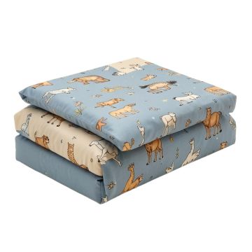 Chan Desert Animals 3 Piece Baby Crib Bedding Set