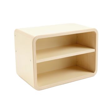 Linden Bend Low Toy Storage Unit - Cream