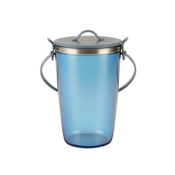 Birch Branch Storage Canister With Lid - Blue