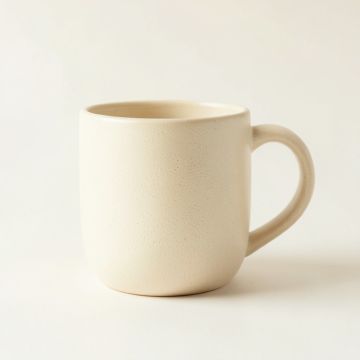 Willow Bluff Ceramic Mug - Cream (synthetic illustration; no displayed measurements)