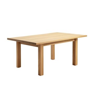 Campania Extendable Solid Oak Dining Table