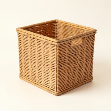 Bamboo Rectangular Hamper (synthetic illustration; no displayed measurements)