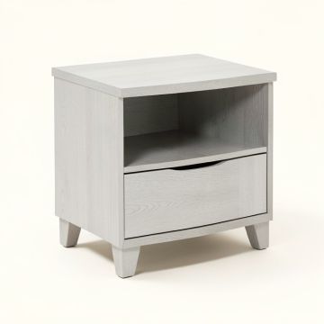 Canobbio 1 - Drawer Nightstand In Light Gray (synthetic illustration; no displayed measurements)