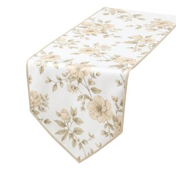 Steinberger Floral Oval Table Runner