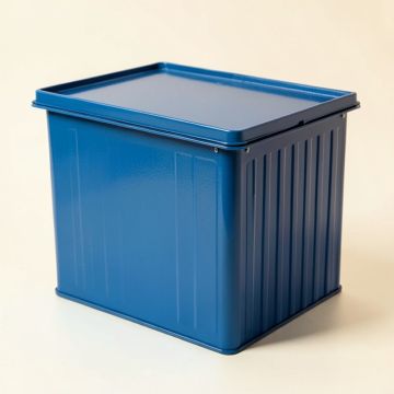 Briar Branch Closed Outdoor Storage Box - Blue (synthetic illustration; no displayed measurements)