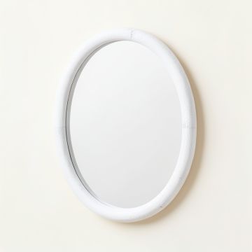 Laurel Bridge Framed Wall Mirror - White (synthetic illustration; no displayed measurements)