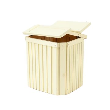 Moss Arc Closed Garden Compost Bin - Ivory