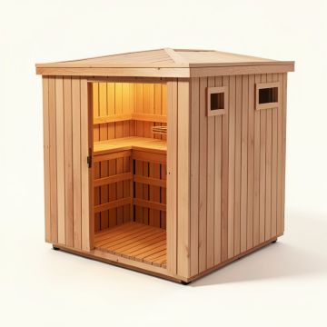 Osla 6 Person Traditional Steam Sauna (synthetic illustration; no displayed measurements)