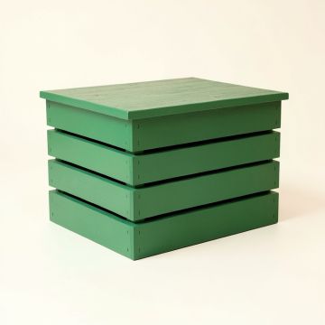 Hill Bridge Closed Outdoor Storage Box - Green (synthetic illustration; no displayed measurements)