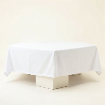 Summit Bluff Flat Bed Sheet - White (synthetic illustration; no displayed measurements)