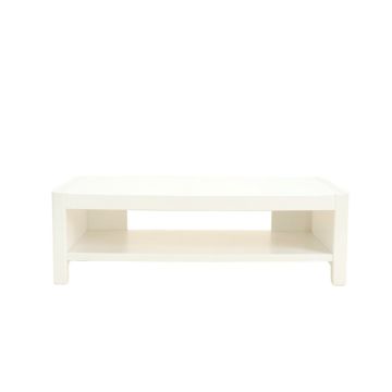 Holly Bend Narrow Outdoor Storage Bench - White