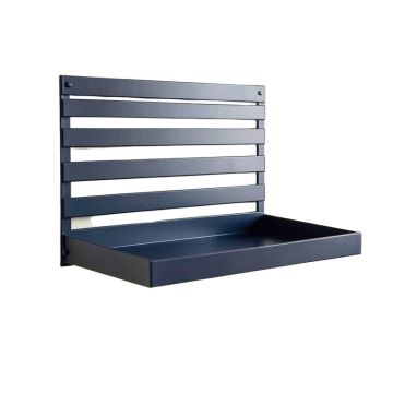 Fern Branch Wall-Mounted Entryway Organizer Shelf - Navy