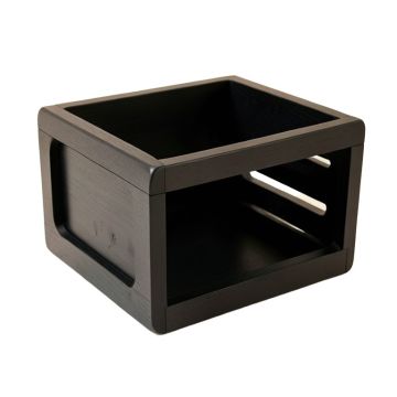 Cedar Canyon Empty Furniture-Style Pet Crate - Black