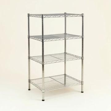 76 '' H X 36 '' W X 18 '' D 5-Tier Wire Shelving Rack (synthetic illustration; no displayed measurements)