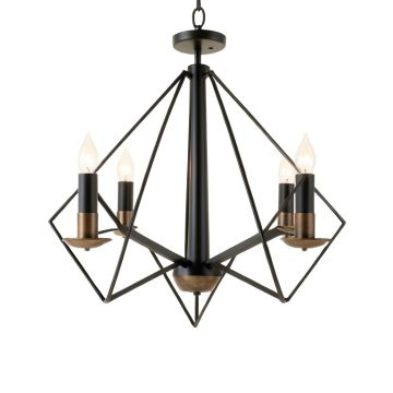 Kaat Candle Style Geometric Chandelier