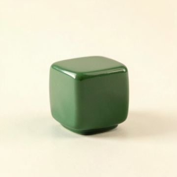 Spruce Bridge Cabinet Knob Without Packaging - Green (synthetic illustration; no displayed measurements)