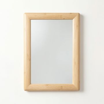 Field Bluff Framed Wall Mirror - Beige (synthetic illustration; no displayed measurements)