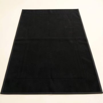 Moss Arc Rectangular Outdoor Rug - Black (synthetic illustration; no displayed measurements)