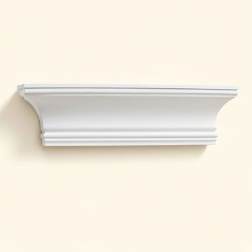 Swindon Egg And Dart 4 3/8 '' H X 96 '' W X 3 '' D Crown Molding (synthetic illustration; no displayed measurements)