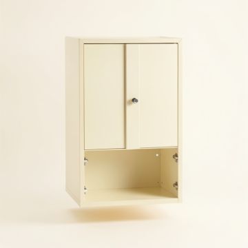 Vale Canyon Wall-Mounted Laundry Cabinet - Ivory (synthetic illustration; no displayed measurements)