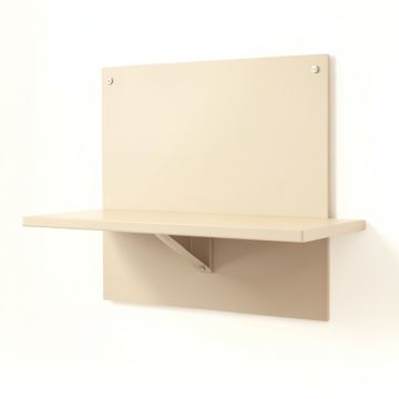 Brook Bluff Wall-Mounted Shelf - Beige (synthetic illustration; no displayed measurements)