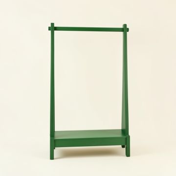 Aspen Arc Empty Garment Rack (synthetic illustration; no displayed measurements)