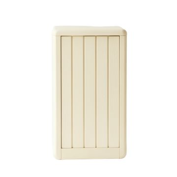 Hill Canyon Narrow Outdoor Storage Bench - Cream