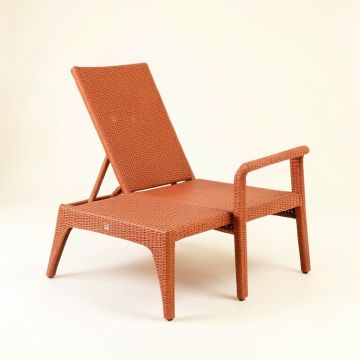 Pine Canyon Outdoor Lounge Chair - Terracotta (synthetic illustration; no displayed measurements)