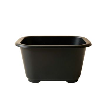 Field Bluff Empty Raised Planter - Black