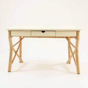 Juniper Canyon Writing Desk - Cream (synthetic illustration; no displayed measurements)
