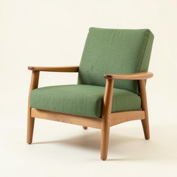 Elm Bluff Upholstered Armchair - Green (synthetic illustration; no displayed measurements)