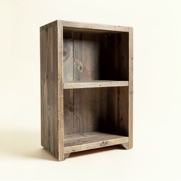 Aged Counter Shelf (synthetic illustration; no displayed measurements)