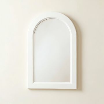 Spruce Brook Framed Wall Mirror - White (synthetic illustration; no displayed measurements)