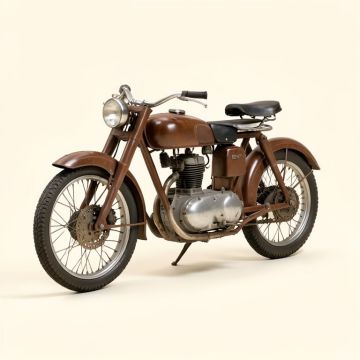 Vintage Motorcycle (synthetic illustration; no displayed measurements)