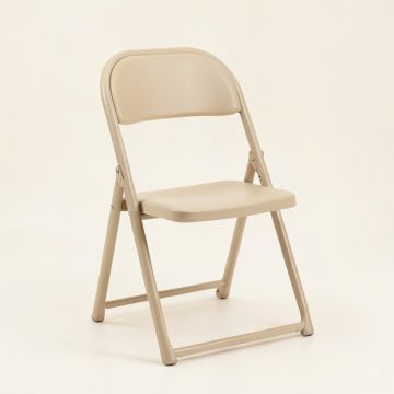 Lake Dale Folding Outdoor Chair - Beige (synthetic illustration; no displayed measurements)