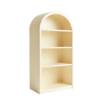 Rowan Bend Freestanding Bookcase - Cream (synthetic illustration; no displayed measurements)