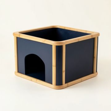 Briar Dale Empty Furniture-Style Litter Enclosure - Navy (synthetic illustration; no displayed measurements)