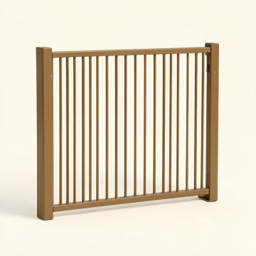2 Panel Free Standing Pet Gate (synthetic illustration; no displayed measurements)