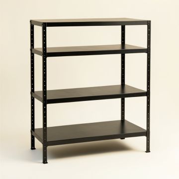 Briar Crest Empty Seed-Starting Shelving Unit Without Lights - Black (synthetic illustration; no displayed measurements)
