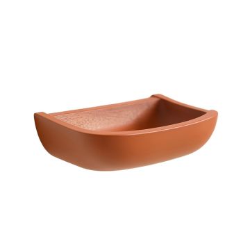 River Dell Wall-Mounted Cat Perch - Terracotta