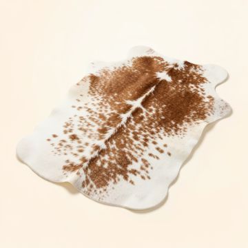 Shayne Animal Print Cowhide Off White Rug (synthetic illustration; no displayed measurements)