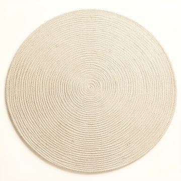Ash Bend Round Area Rug - Ivory (synthetic illustration; no displayed measurements)