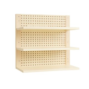 Linden Dale Empty Wall-Mounted Tool Organizer Panel - Cream