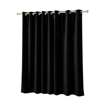 Caasi Velvet Solid Max Blackout Thermal Grommet Curtain Panels