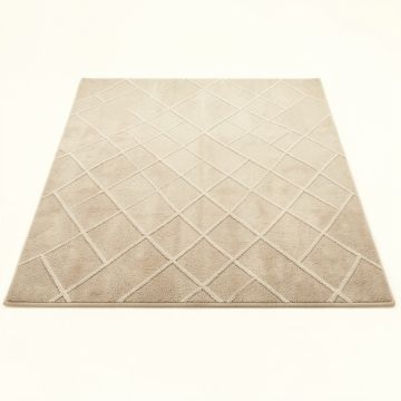 Spruce Bluff Rectangular Area Rug - Beige (synthetic illustration; no displayed measurements)