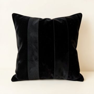 Alder Bluff Filled Accent Pillow - Black (synthetic illustration; no displayed measurements)