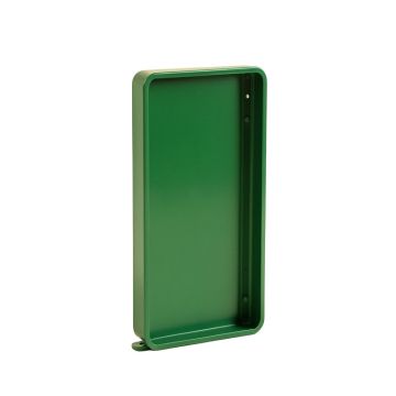 Lake Crest Narrow Outdoor Storage Bench - Green