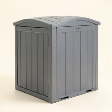Storagehouse 6 Ft. W X 6 Ft. D Plastic Portable Tool Shed (synthetic illustration; no displayed measurements)