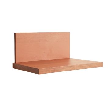 Maple Bend Wall-Mounted Shelf - Terracotta